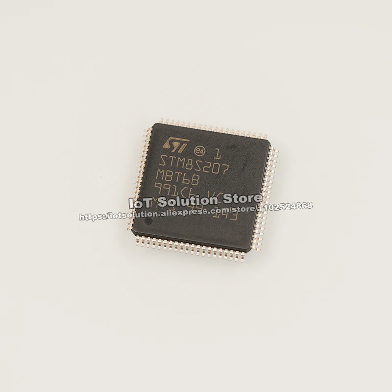 STM8S207MBT6B LQFP-80 14x14x1.4mm STM8S207MBT6BTR