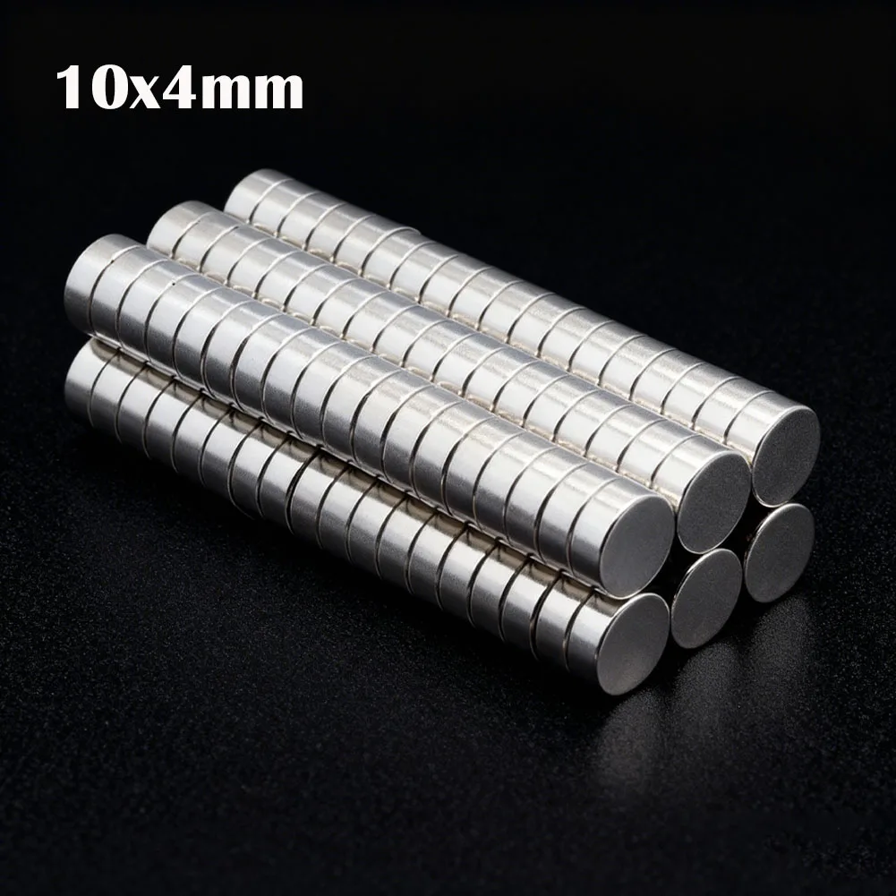 10-200 قطعة 10x4 مللي متر سوبر قوية مغناطيس مستدير مغناطيس النيوديميوم N35 ندفيب مغناطيس قوي دائم المغناطيسي Imanes المغناطيسي ورقة