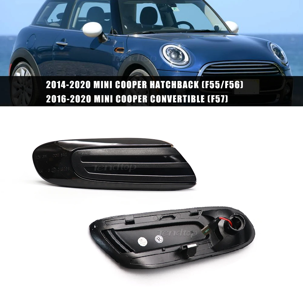 

Последовательный Боковой габаритный фонарь для BMW MINI Cooper F55 F56 F57 Hardtop/5-Door/указатель поворота/парковочный ДХО/боковой габаритный фонарь