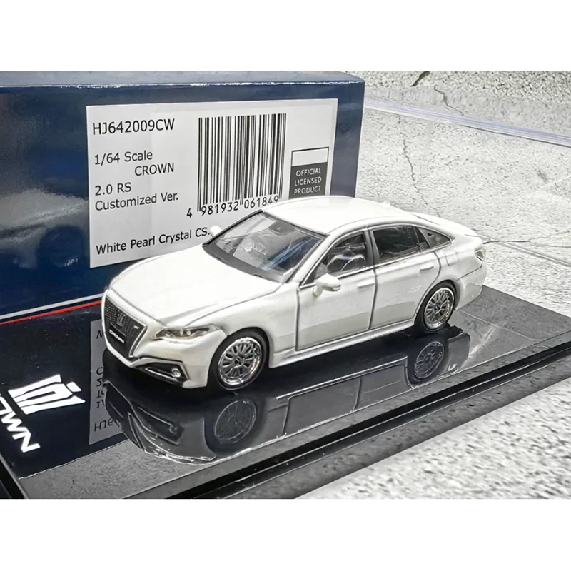 Hobby Japan Diecast 1:64 Scale CROWN 2.0RS Alloy Simulation Car Model Collection Souvenir Decoration Gift Display