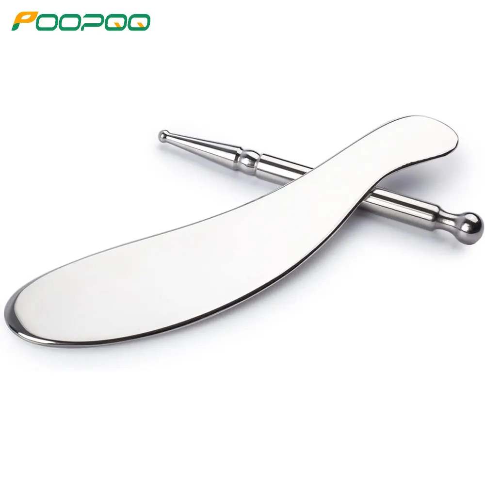 Pluma de acupuntura Manual de acero inoxidable, herramienta de masaje de raspado Gua Sha, pluma de acupresión, masajeador de punto gatillo, barra de acupresión