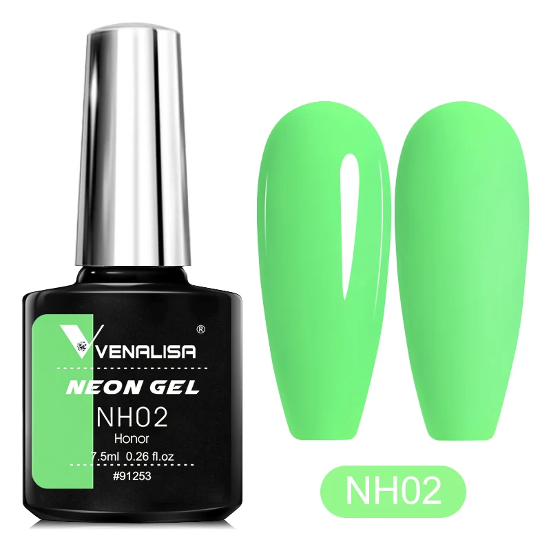 Venalisa-esmalte de uñas de neón, súper precioso Color de verano, manicura de uñas, 7,5 ml, semipermanente, barniz de Gel de uñas LED UV