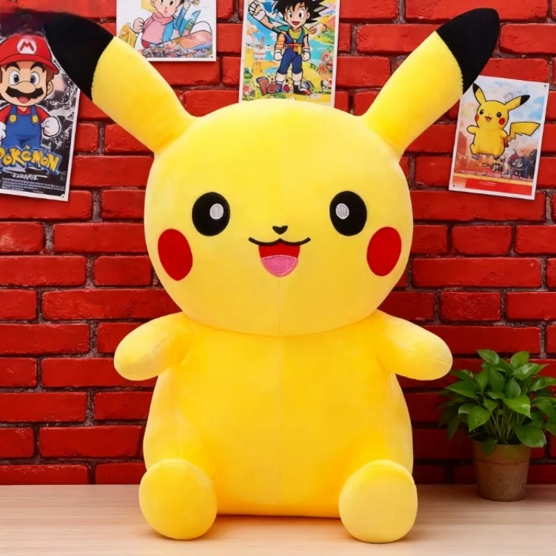 Pokemon Plush Doll Pikachu Stuffed Toys for Children Anime Throw Pillow Birthday Christmas Gift for Children Friends Boys Girls