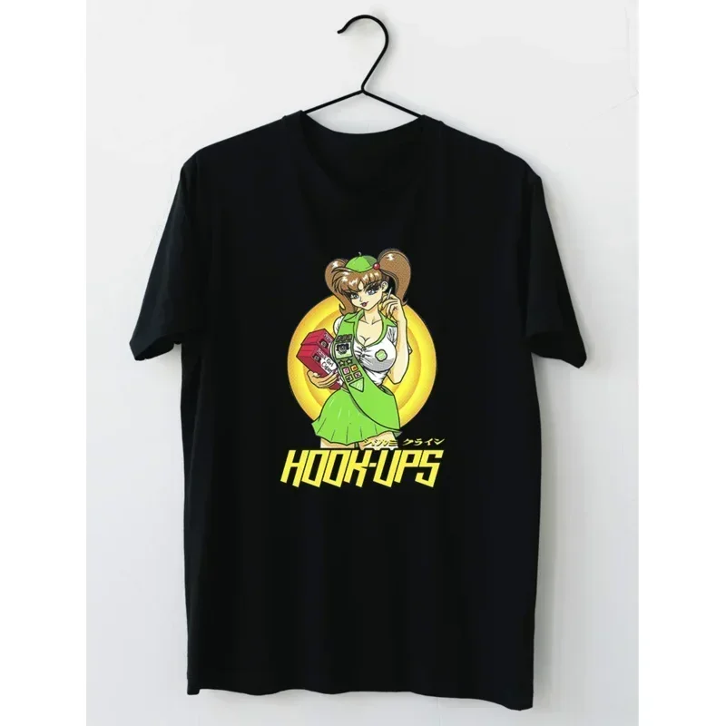 2024 LIMITED NEW Hook Ups Skateboard Scout Girl Cigar T-Shirt S-5XL fashion Casual T-shirts  Printed T-shirt fashion