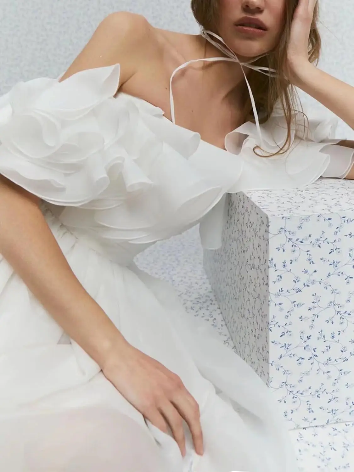 Vestidos de casamento curtos femininos para noiva fora do ombro tule vestido de festa de noiva uma linha mini noivado vestido de casamento simples