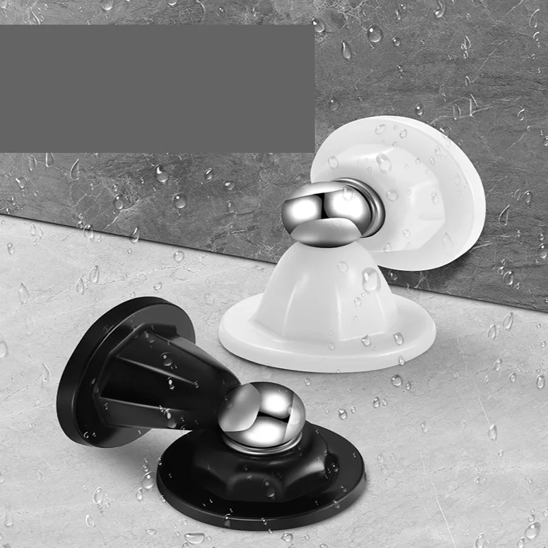 

Silicone Anti-Collision Door Stop No-Punching Suction Stormproof Bathroom Entrance Door Blocking Touching Door Be