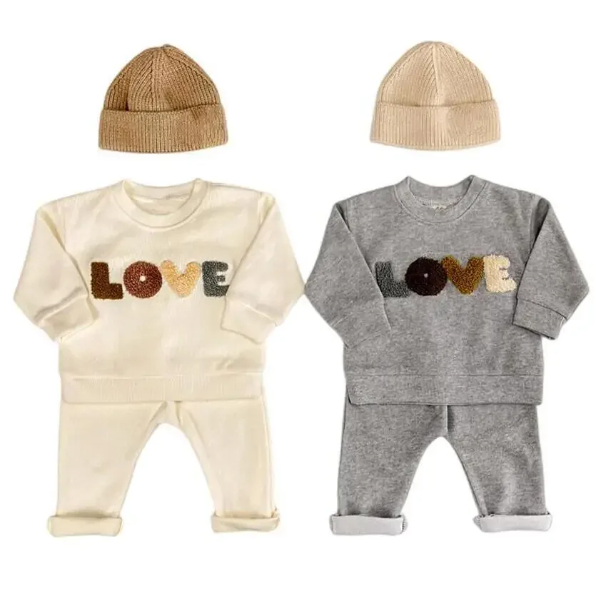 

Spring Baby Clothes Sets Infant Baby Hoodie Sweatshirt + Pants 2 Pcs Suit Children Cotton Tops Newborn Clothing Set Kids Outfits