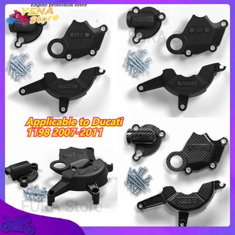 

Applicable to Ducati 1198 2007-2011 Engine Protection Cover Crash Protection Side Cover Modification Accessories