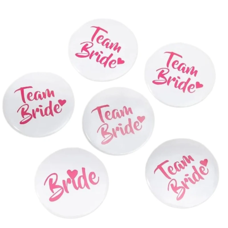 6/8/11Pcs Bachelorette Party Badges, Bride and Bride Squad Pins Bachelor Party Button Pins for Wedding, Bridal Showers