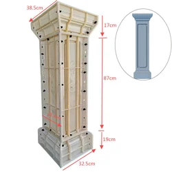Height 96cm ABS Concrete Plastic Baluster corner post Molds for Garden or House high quality
