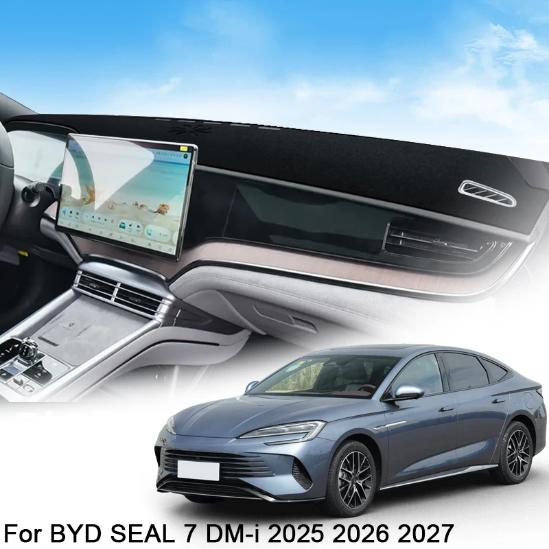 

Для BYD SEAL 7 DM-i 2025 2026 2027 Защитный коврик для приборной панели автомобиля, подушка с абажуром, коврик с розой, автомобильные аксессуары