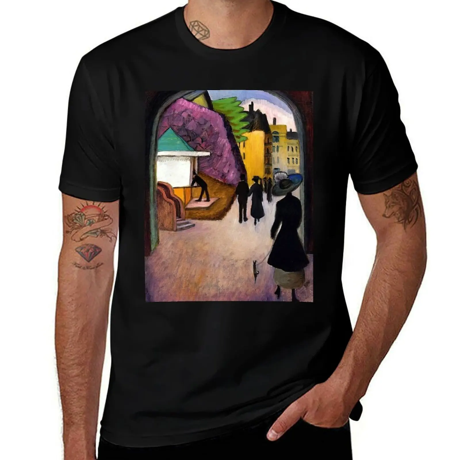 

Gabriele Munter T-Shirt funny gifts quick-drying Luxury man mens graphic t-shirts funny