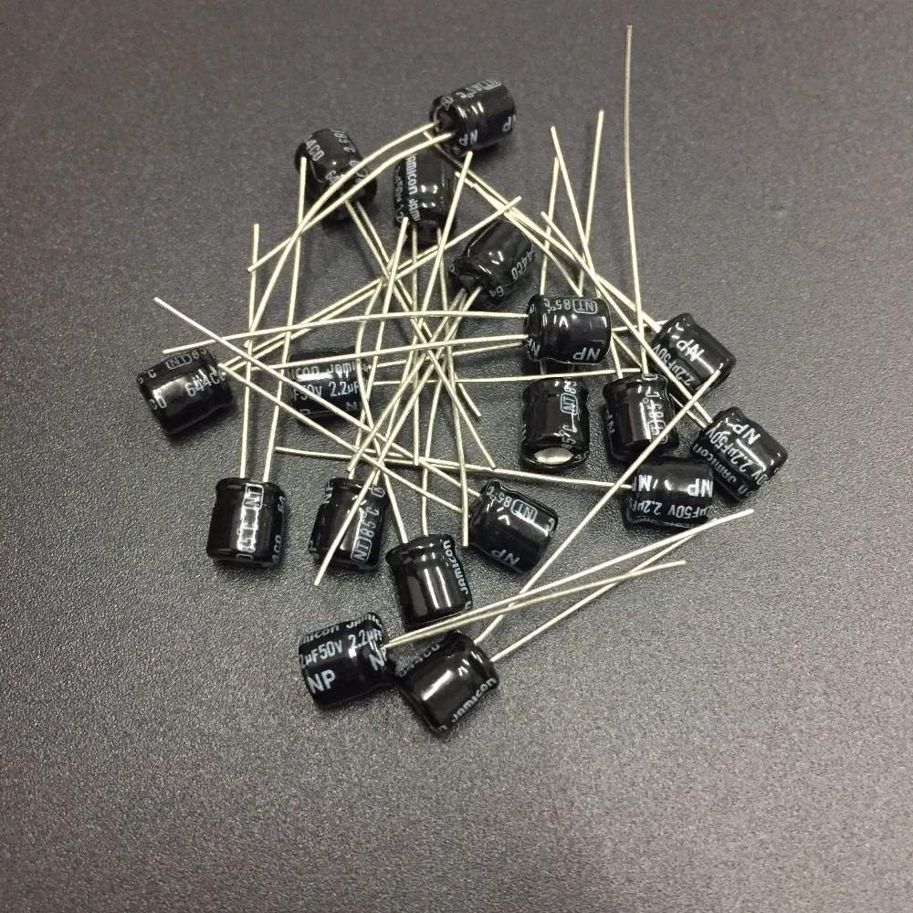 10pcs/100pcs 2.2uF 50V JAMICON NP NT Series 5x5mm 50V2.2uF Bipolar Electrolytic Capacitor