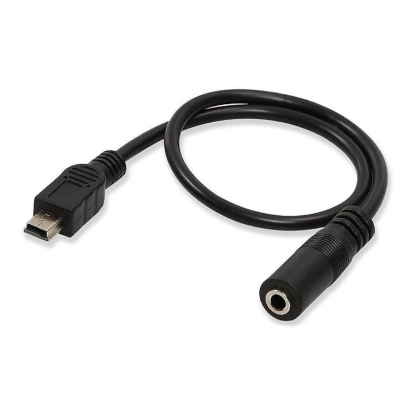 

Mini USB To 3.5mm Female Auditory Cable 30CM-400CM For Microphones Adapter Cord Various Length Option Auditory Wire