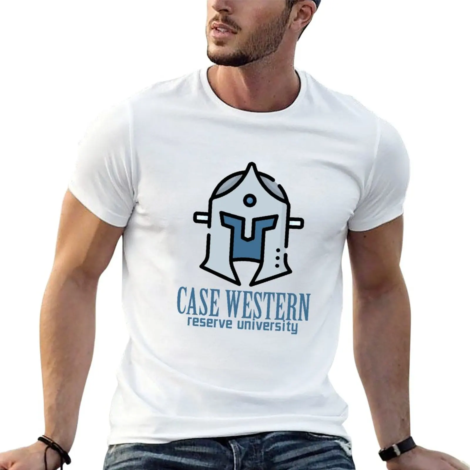 Case Western Reserve University T-Shirt Large Size Breathable Tee