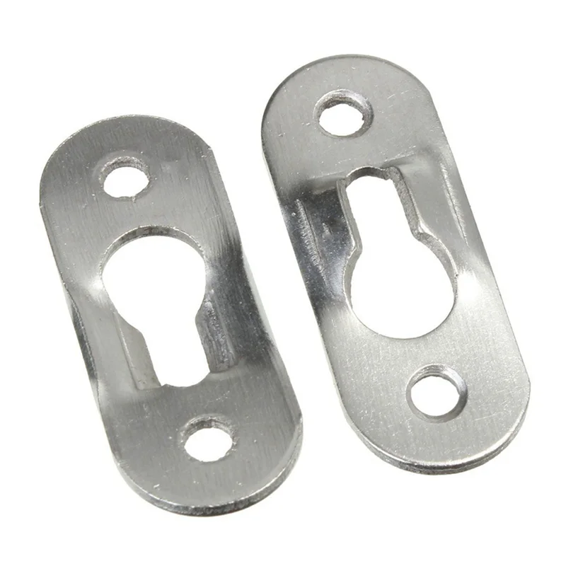 

B03C-100 Pcs 44Mm Metal Keyhole Hanger Fasteners Picture Photo Painting Fasteners