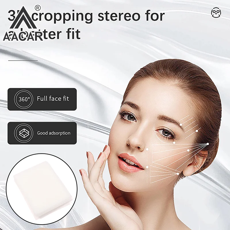 50 stks/zak Wegwerp Patch Oplosbaar Gezichtsmasker Papier Conus Peptide Gevriesdroogde Film Oplosbaar Type Collageen Patch