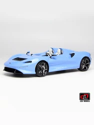 LCD model  1:18 McLaren ELVA alloy car model  Sports car Static ornament Holiday gift Collect  CLD