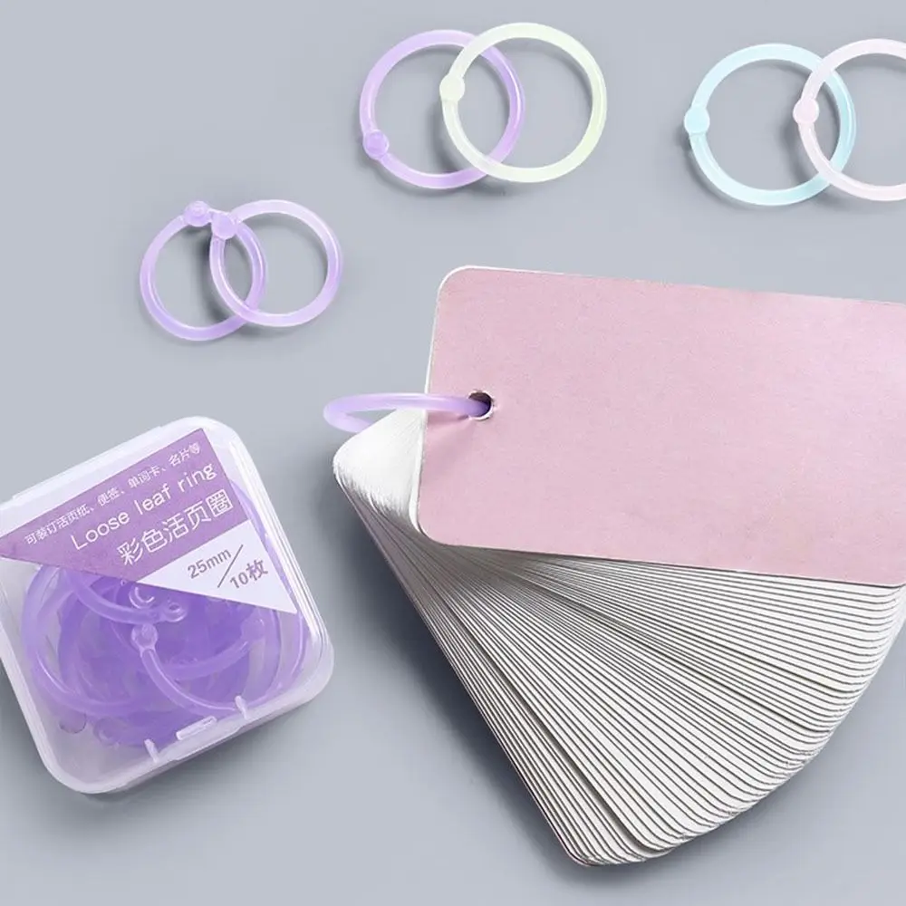

Binding Supplies Book Binder Hoops Diary School Office Supplies DIY Binder Ring Loose Leaf Ring Circle Ring Paper Binder Ring