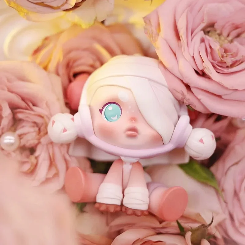 Genuine Ppmt Skullpanda Ancient Castle In The Deep Forest Blind Box Action Figure Blood-Colored Rose Birthday Gift Customization