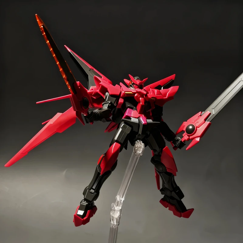 HG 1/144 Bf Exia Dark Matter Kit de figuras de acción modelo de ensamblaje muñeca juguete de Pvc Mecha estatuilla adorno coleccionable niño regalo sorpresa