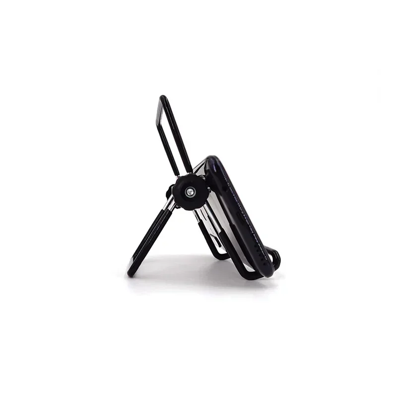 Tragbarer Metall-Tablet-Ständer, faltbarer Schreibtisch, flexibler Telefonständer für IPad, IPhone, Samsung, Huawei, universelle Arbeit, Zuhause, Reisen – Detail 9