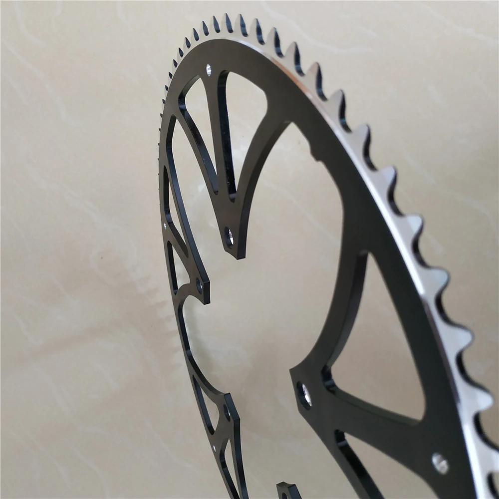 Folding Bikes Chainwheel 130BCD 65T 68T 70T 75T Aluminum Alloy Chain Wheel CNC Road Bicycle Chainring Crankset 7-10 Speed view 5