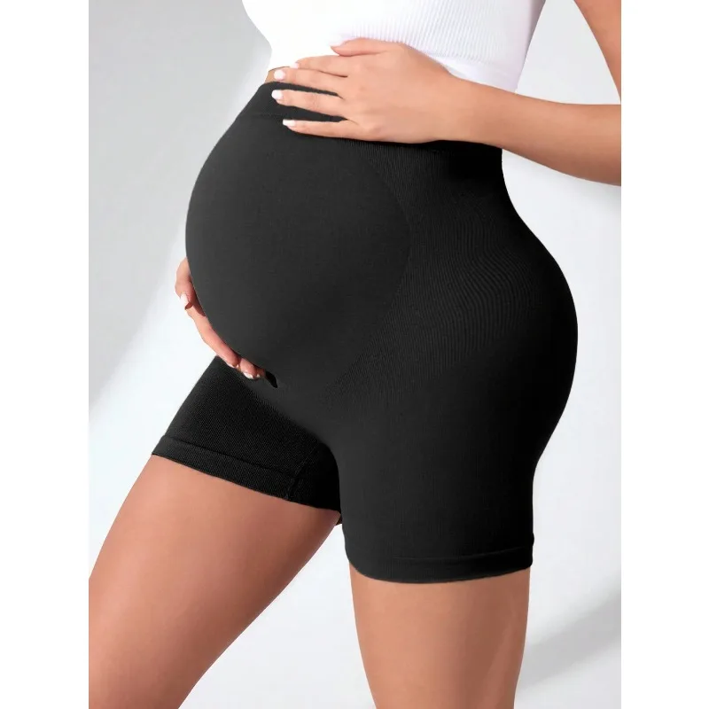 

Maternity Leggings Short High Waist Sport Hip Clothes Pregnant Woman Yoga Fitness Sports Clothing Slim Fashion Shorts Clothes