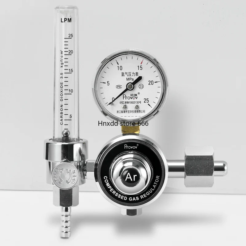 Pressure valve pressure reducer Argon cylinder pressure gauge Flowmeter Double flow tube Energy saving type