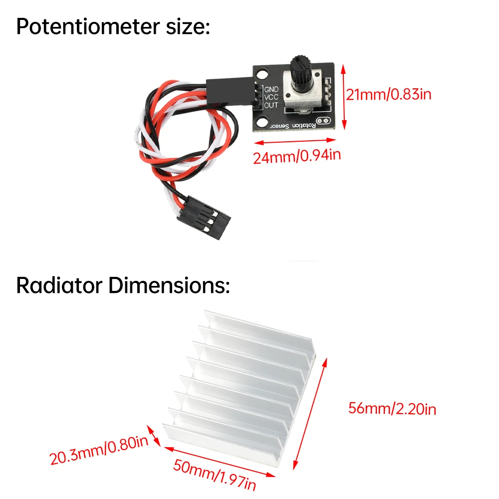 DC 6-80V BLDC Three Phase DC Brushless Motor Controller PWM High Power 1600W 50A Motor Driver Board Motor Regulator