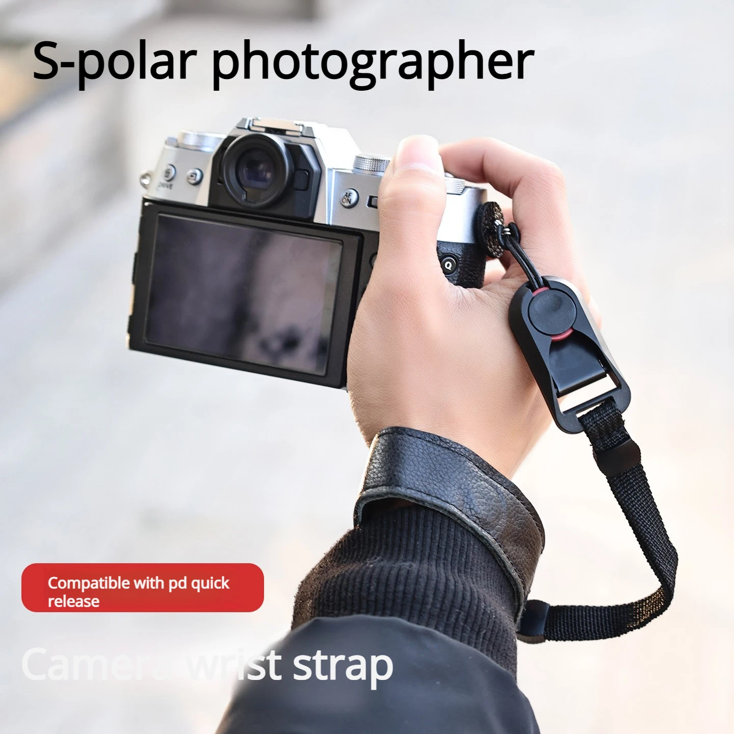 Kamera-Handschlaufe DSLR-Trageband Geeignet für Canon R6 R8 R50 Nikon ZFC Z30 Fuji XS20 XM5 Micro Einhändiges Trageband