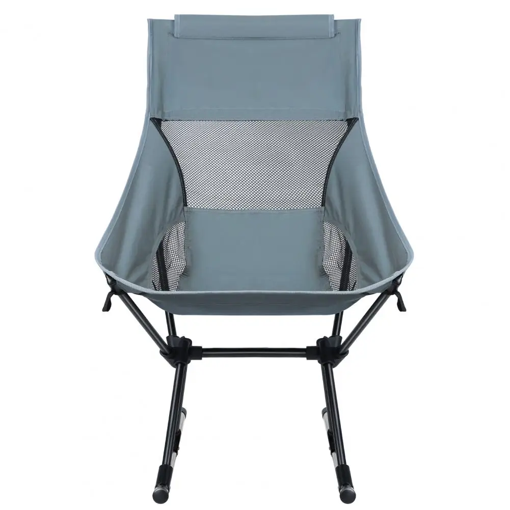 

Oversized Folding Rocking Camping Chair, Adult Heavy Duty Camping Chair, Outside Folding Rocking Chair for Patio, Lawn and Outdo