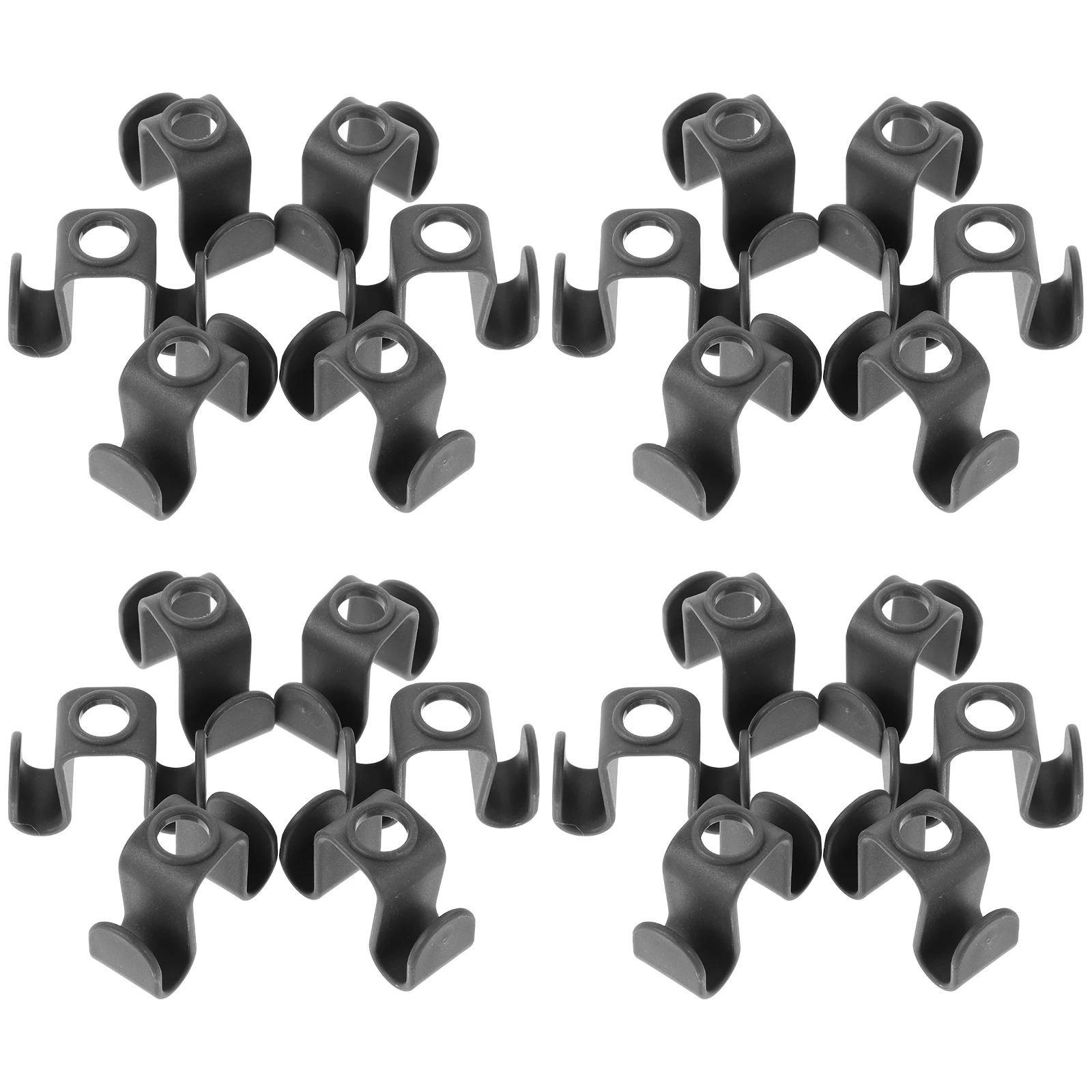 

30 Pcs Hanger Connection Hook Clear Hangers Clothes Connectors Closet Space Savers Extenders Holder Connecting Hooks for