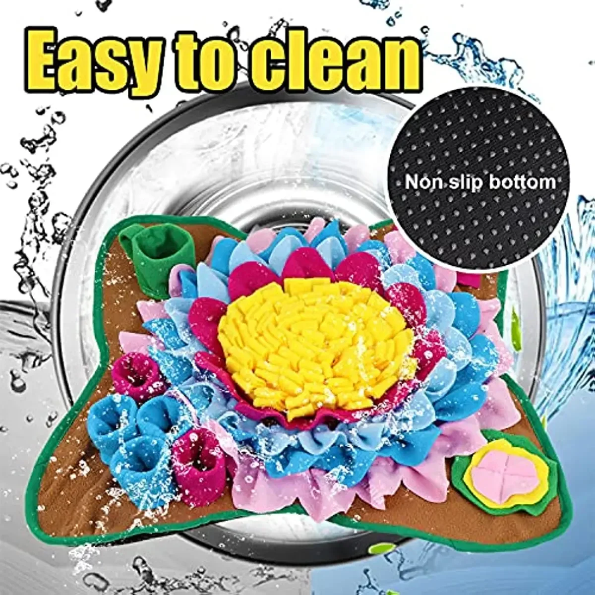 Dogs Snuffle Mat Pet Leak Food Anti Choking Mat Cat Dog Training Blanket Nose Work Toy Pet Slowing Feeding Intelligence Mat Toys