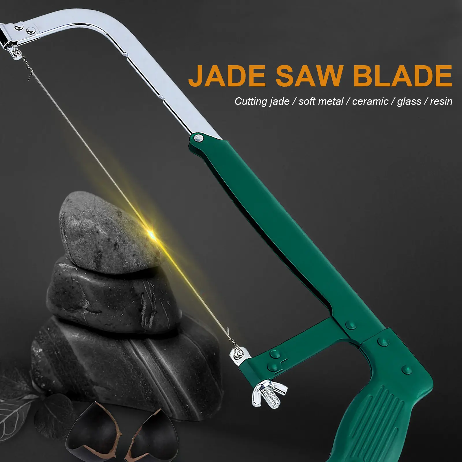 10Pcs Cutting Saw Blades Steel Metal Wire High Quality Flexible Thin Design for Jade Amber Hand-Made Cutting Tool
