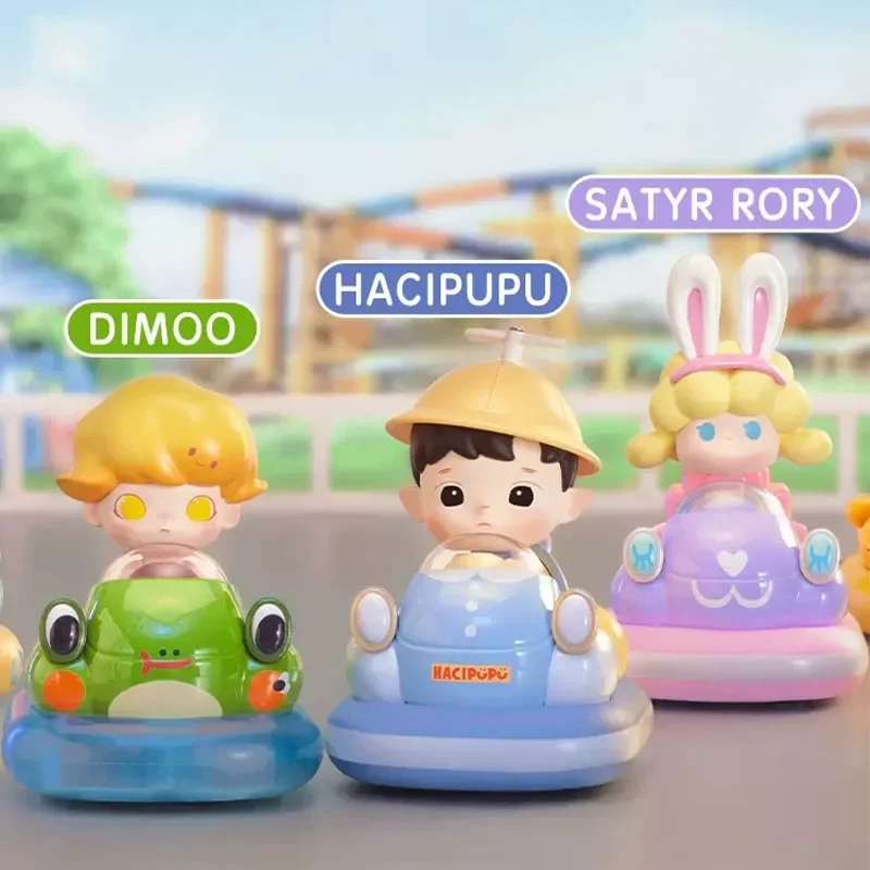 POPCAR Park Bumper Car Series Blind Box Surprise Box Original Action FigureMystery Box Collection Girls Gift  Cartoon Mode