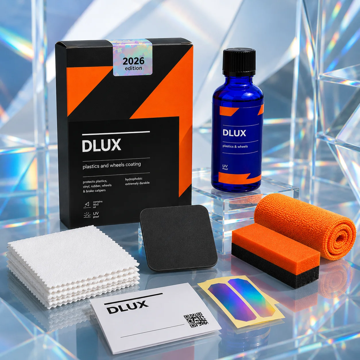 

CAR CQUARTZ DLUX Wheel Trim Coat 30mL/50mL Ceramic Coating UV Protection for Wheels Exterior Plastics Rubber Metals 1 sold