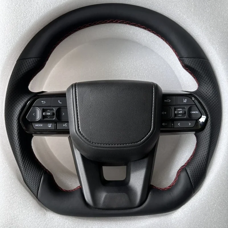 

Car Wheel Steering Wheel Leather Assembly For Toyota LC300 Basto Prado Cool Luze Land Steering Wheel Car Interior Accessories