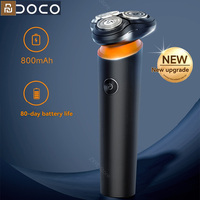 Upgrade DOCO BlackRazor Electric Shaver Triple Blade Men's Razor 800mAh 80 days Long battery life version for Shaving Male Beard