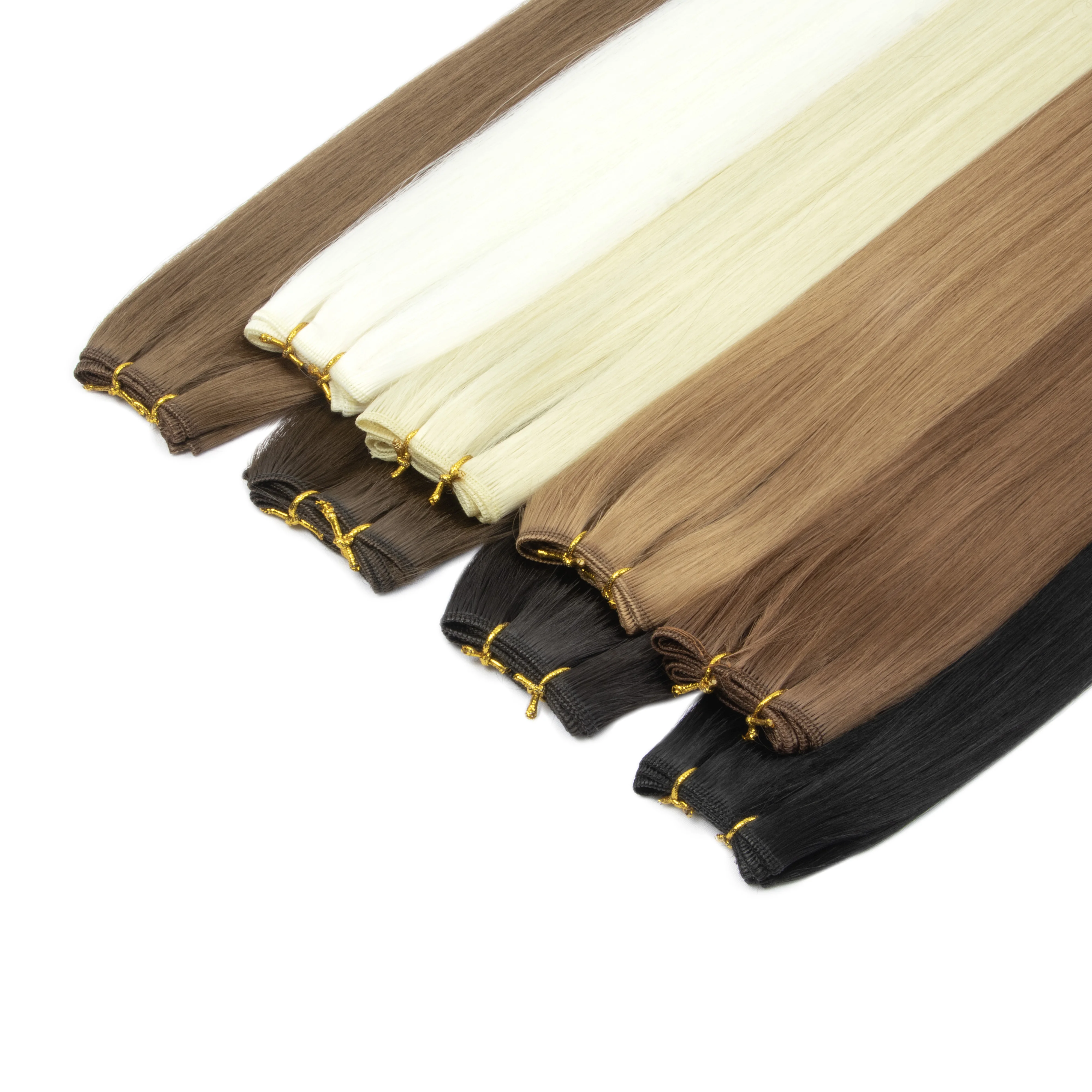 Bone Straight Hair Bundles Salon Natural Hair Extensions Fake Fibers Super Long Synthetic Yaki Straight Hair Weaving Full to End