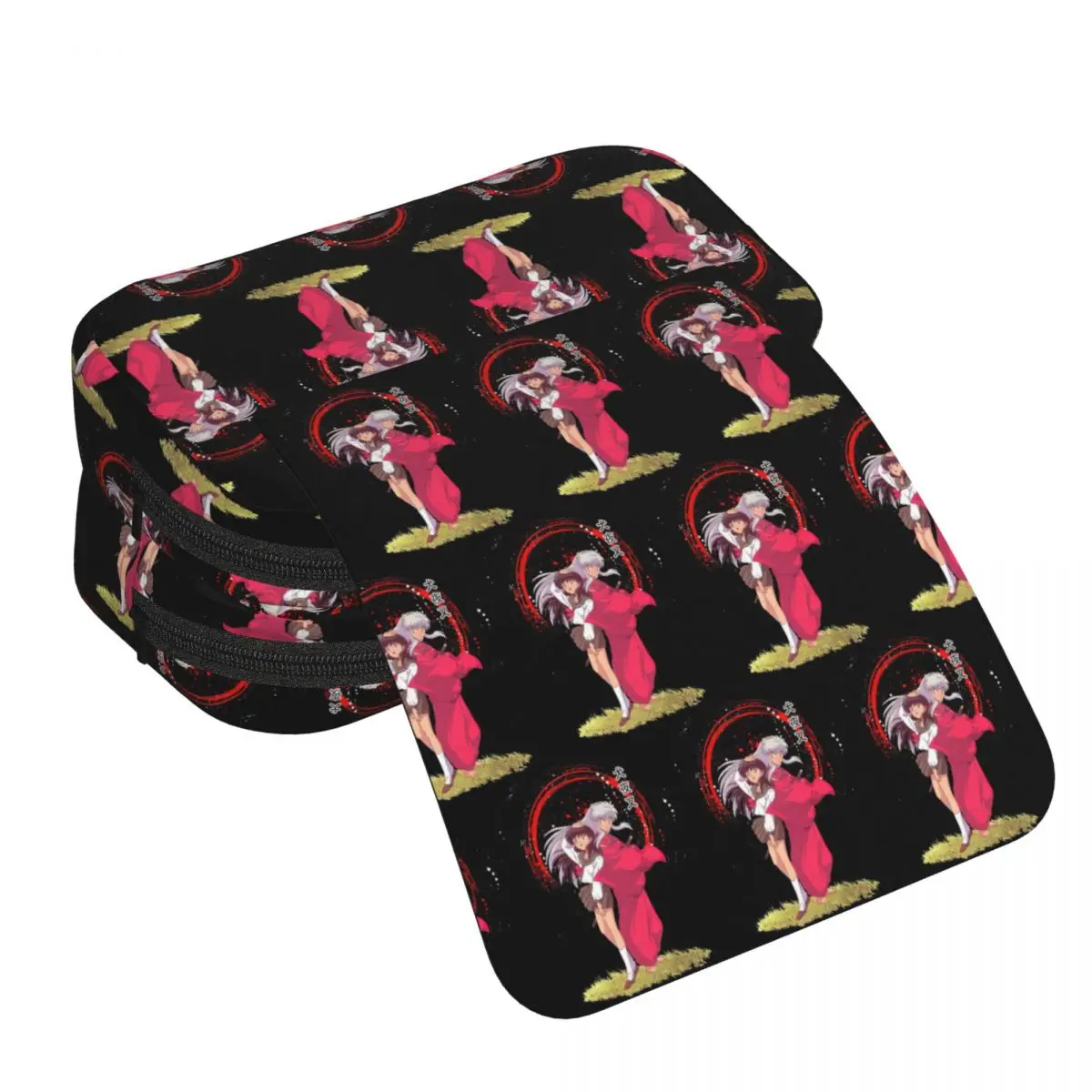 Estuche de lápices de Anime Inuyasha Kagome Higurashi para niños y niñas, caja de lápices escolar, bolsa para lápices, suministros de papelería, bolsa para lápices