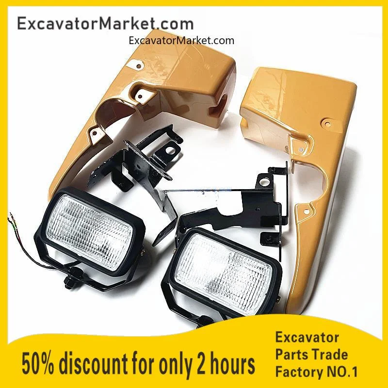 

For Caterpillar CAT E320D/324D/320C/330D/336D Excavator Cab Lampshade Lamp Holder Accessories Excavator Accessories