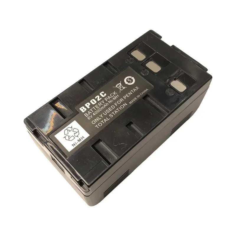 6V 4000MAH NI-MH Battery Brand New BP02C Battery For Pentax R-322/422/822 Total Station Surveying Instrument
