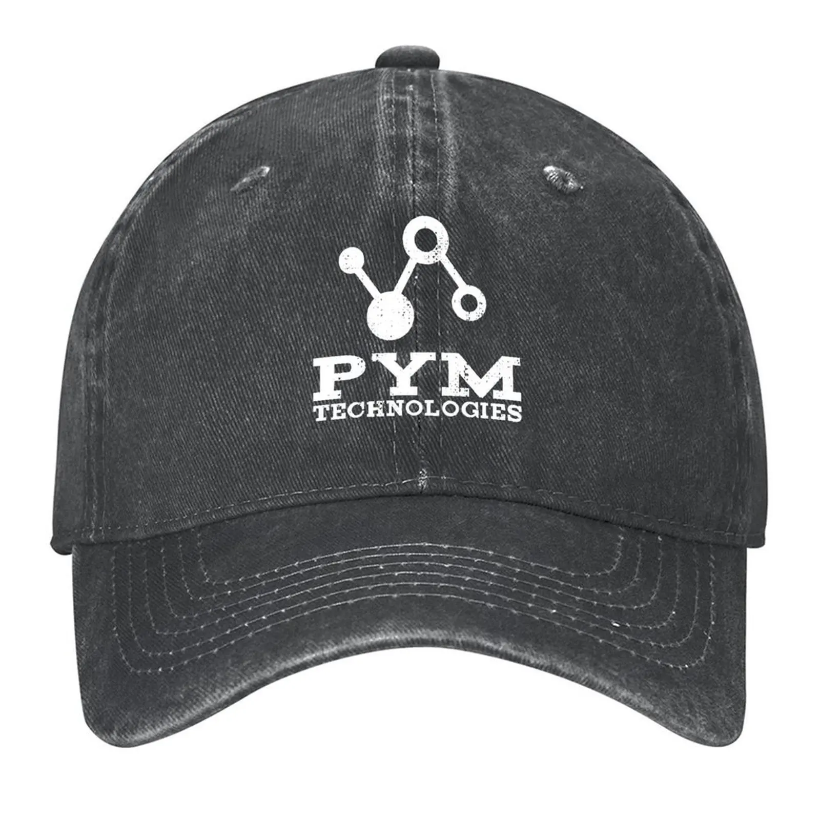 

Pym Technologies Symbol (White) Distressed Baseball Cap |-F-| Hat men Sunhat Beach Hats Woman Men's