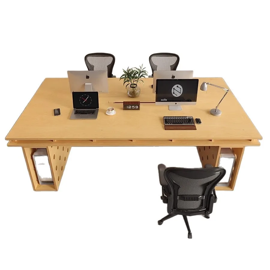 

Modern, minimalist, workbench, desk, solid wood