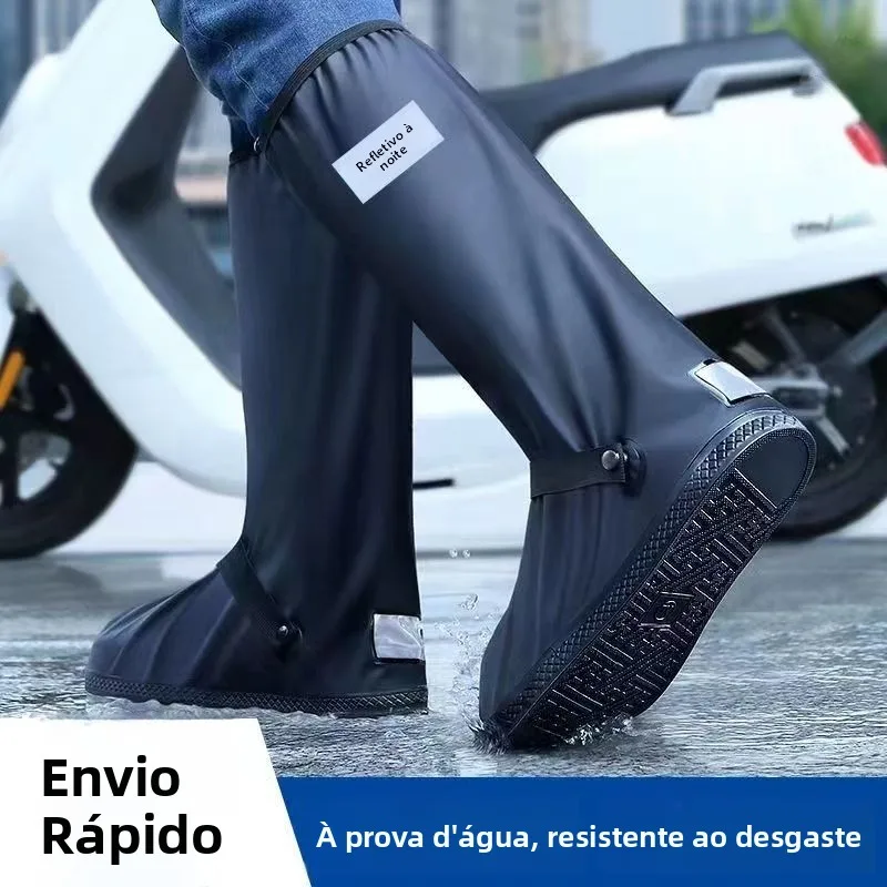 capas-de-sapato-impermeaveis-grossas-de-cano-alto-para-veiculos-eletricos-unissex-para-uso-externo-com-amarracao-para-adu