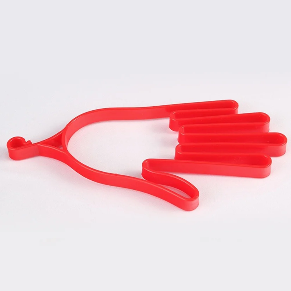 

4pcs Golf Glove Holder Drying Rack Hand Shape Frame For All Sizes Red Stretcher Hanger Bracket Keeper Accessory