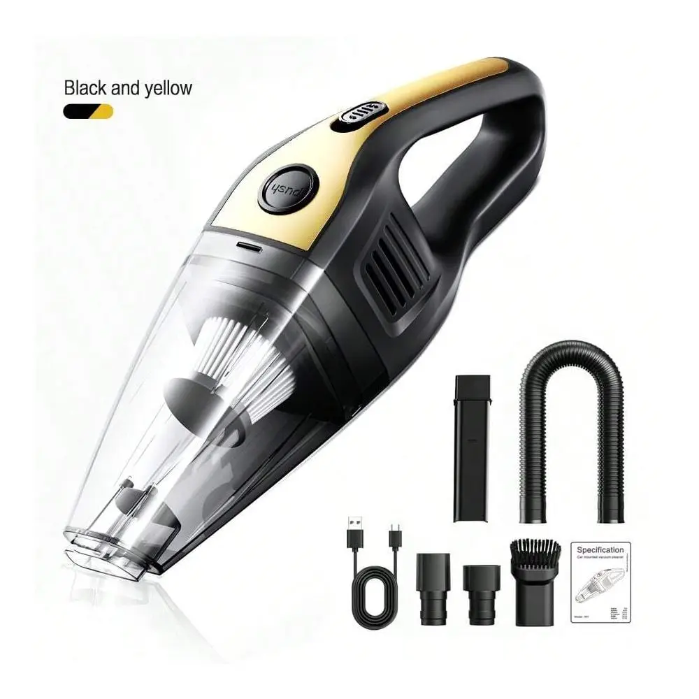 

Портативный ручной пылесос на 2000 мАч, мини-пылесос с мощным всасыванием, перезаряжаемый через USB, с множеством аксессуаров, подходит для различных задач.