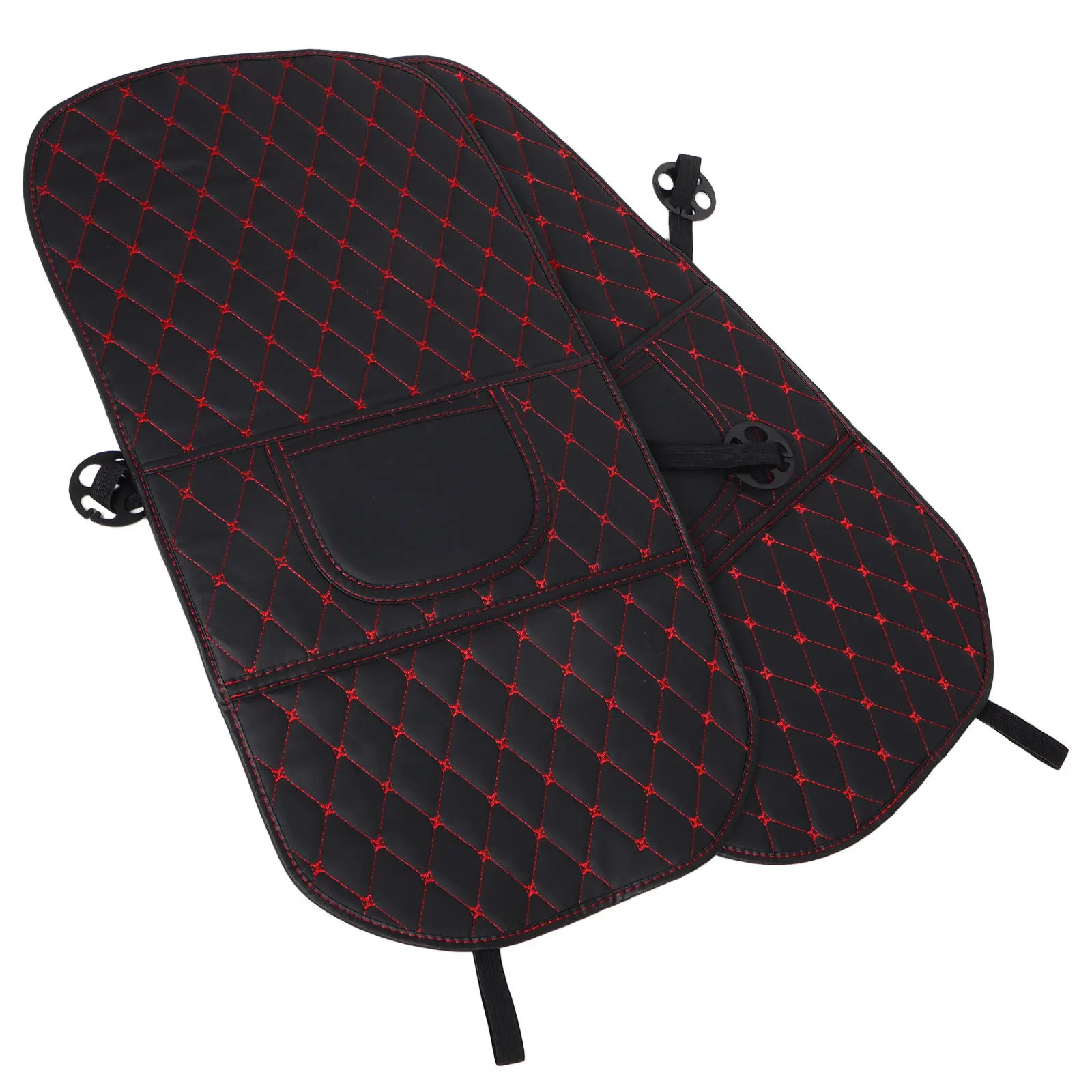 

2Pcs Anti Kick Pads Car Back Seat Protector PU Universal Covers Prevent Damage for Various Vehicles Back Cover