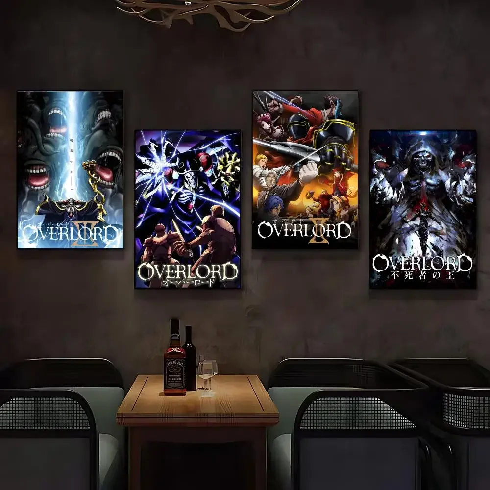 Anime Overlord Poster Posters Anime Room Decor Decoration Movie Backpack Wall Interior Music Wall Art